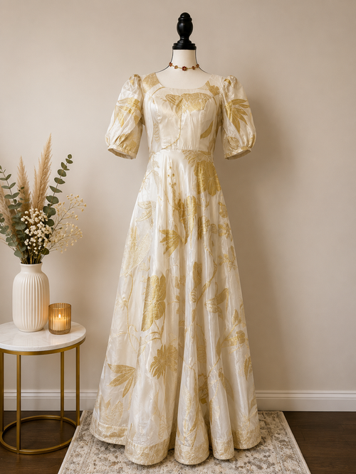 Banarasi Georgette Brocade Anarkali