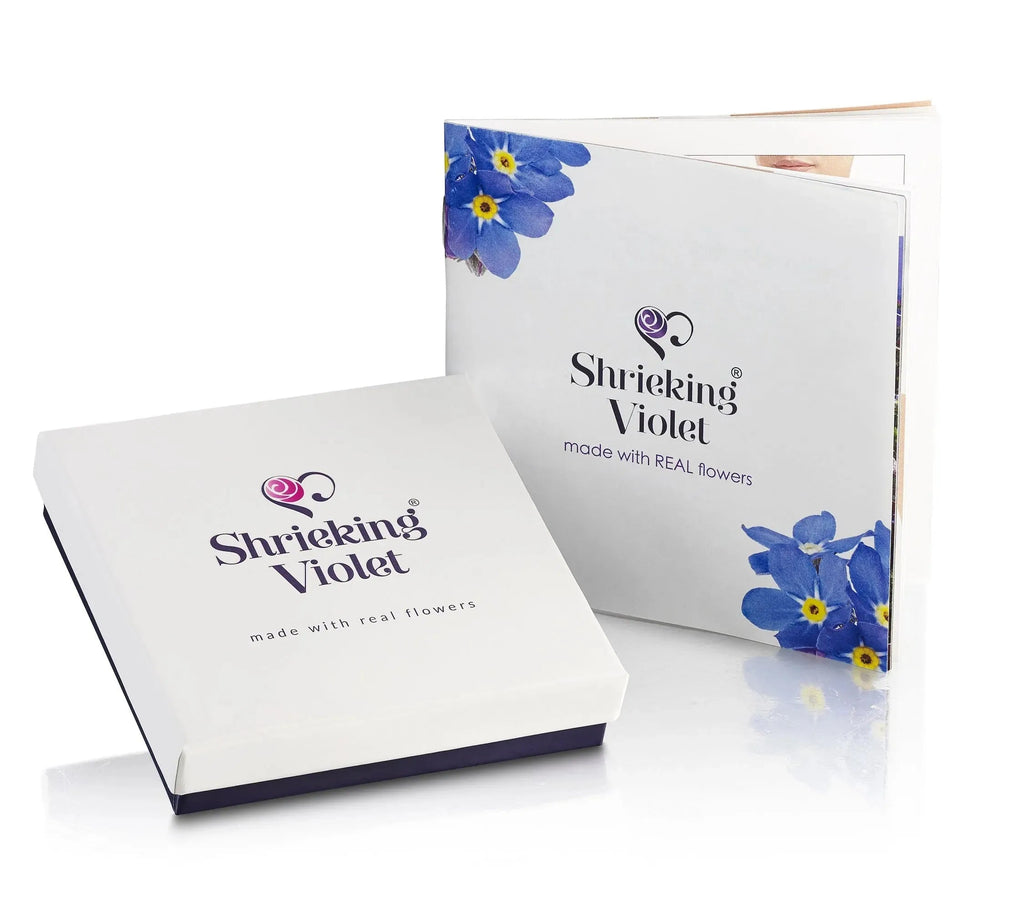Daisy Earrings by Shrieking Violet® Sterling silver with real daisies!